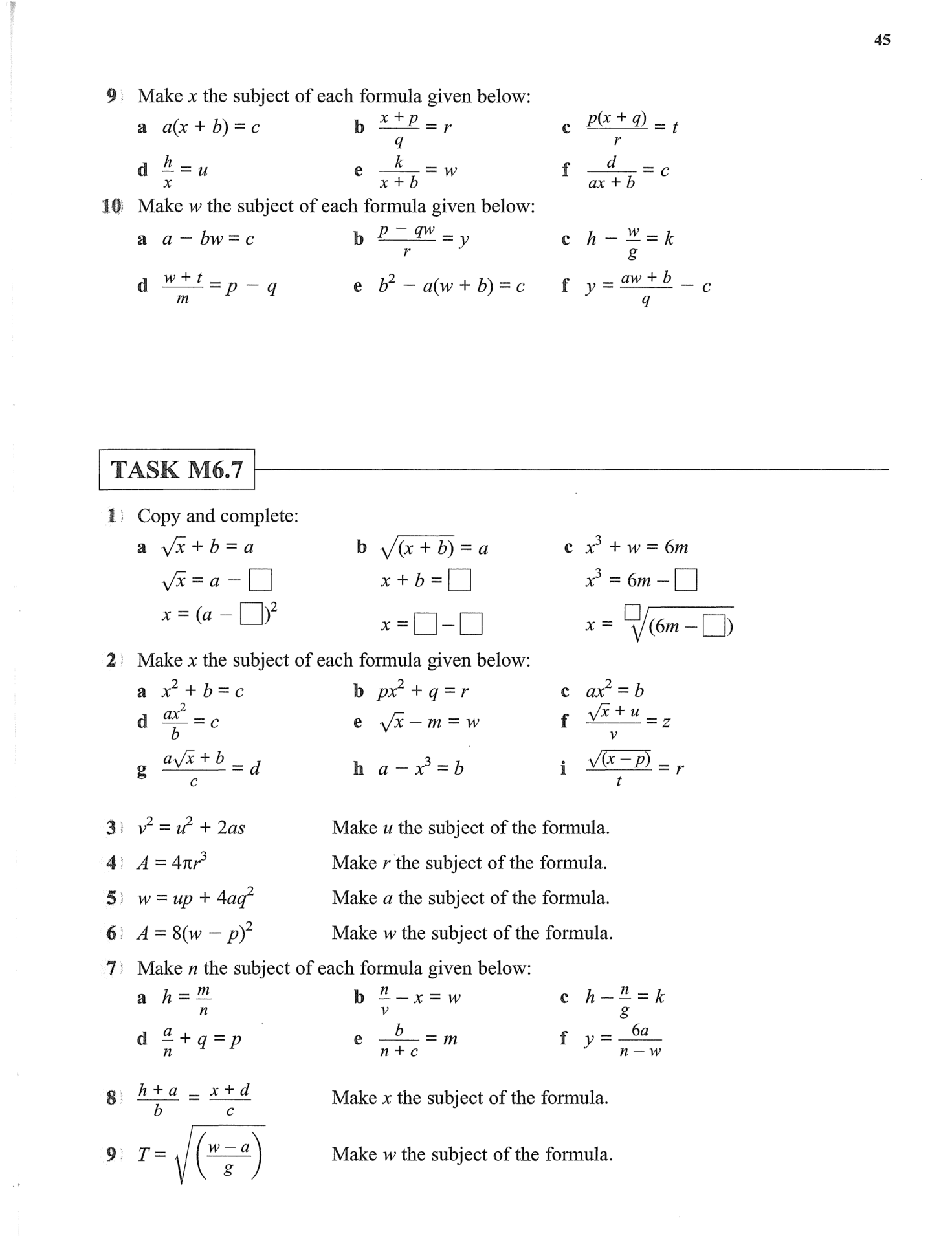 Essential Mathematics for GCSE - Higher - Homework Book